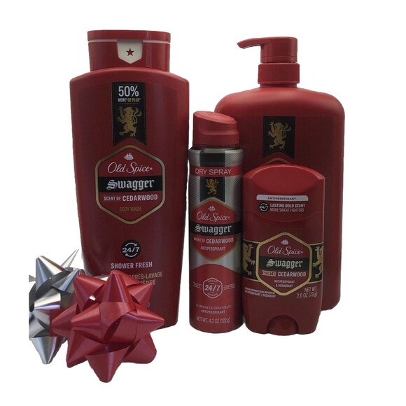 Old Spice  – Red Collection – Fresh Clean Scent Set Of 4 - Picture 6 of 7